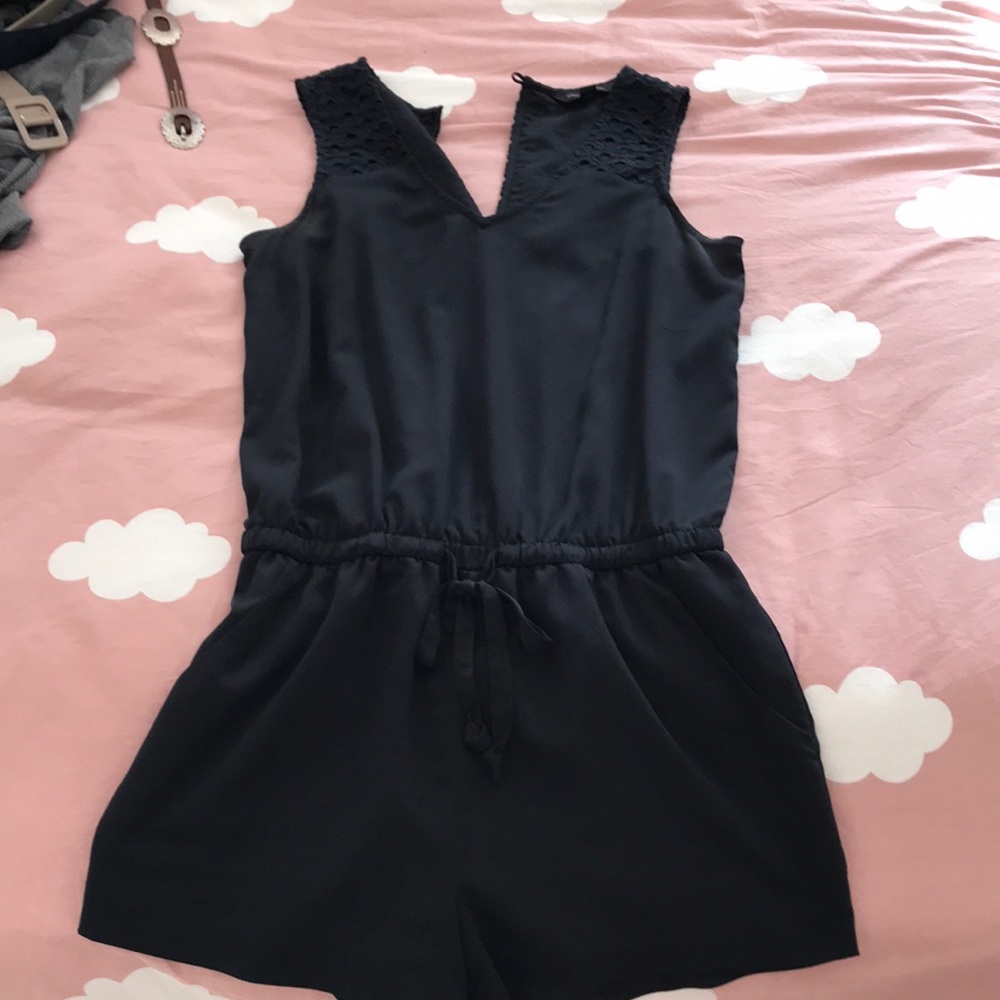 Banana Republic Black Romper Size 0